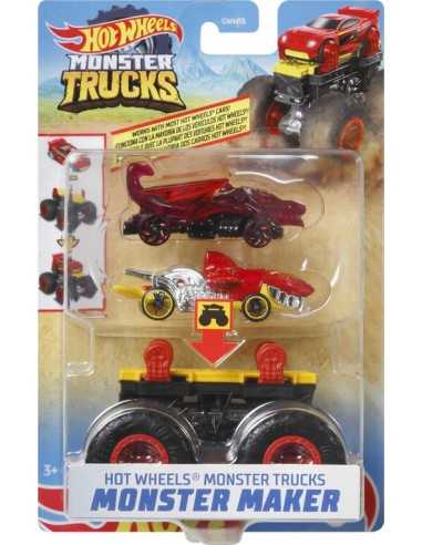 Hot Wheels veicolo Monster trucks crea mostri giallo e nero - HODGWW13/GWW18 | Futurartb2b Ingrosso Giocattoli