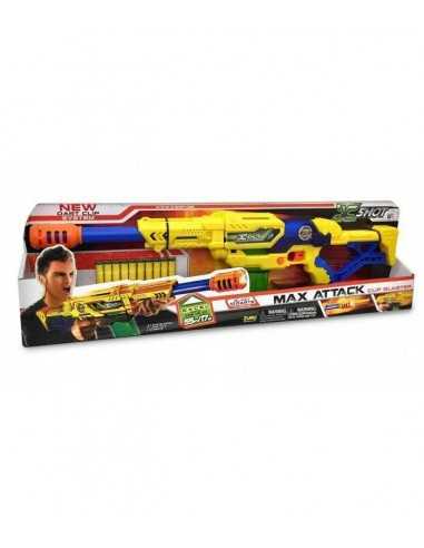 X-shot fucile max attack con 6 lattine e 10dardi - MAGGG-46015 | Futurartb2b Ingrosso Giocattoli