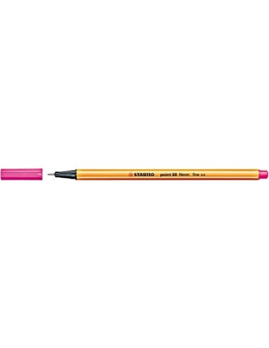 Penna Stabilo point neon 88 - colore rosa fluo - ARV438582 | Futurartb2b Ingrosso Giocattoli