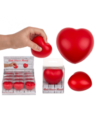 Cuore antistress 6 cm - OTB12/1089 | Futurartb2b Ingrosso Giocattoli