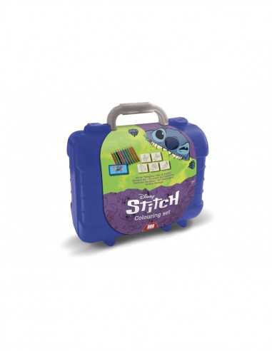 Stitch Valigetta travel con pastelli e timbri - MUL42134 | Futurartb2b Ingrosso Giocattoli