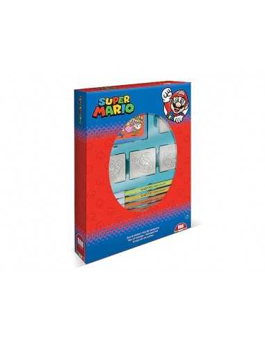 Super Mario - Set timbri piu pennarelli - MUL27104 | Futurartb2b Ingrosso Giocattoli