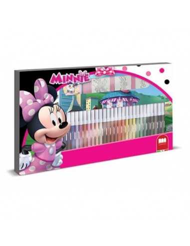 Disney Minnie - Set 36 pennarelli piu timbri - MUL957866 | Futurartb2b Ingrosso Giocattoli