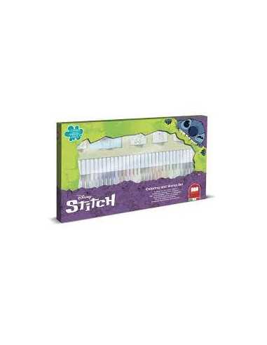 Stitch - Set 36 pennarelli piu timbri - MUL57134 | Futurartb2b Ingrosso Giocattoli