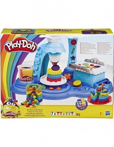 Play-doh pasta da modellare Rainbow cake party - FICE5401 | Futurartb2b Ingrosso Giocattoli