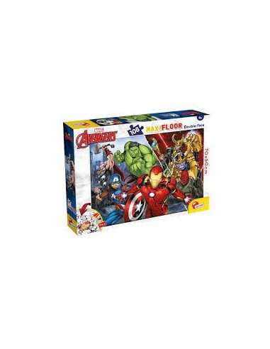 Puzzle Maxifloor 108 pezzi Avengers double-face - LIS99771 | Futurartb2b Ingrosso Giocattoli