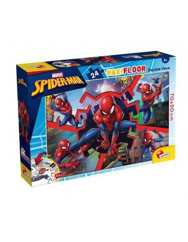 Puzzle Maxifloor 24 pezzi Spider-man double-face - LIS99740 | Futurartb2b Ingrosso Giocattoli