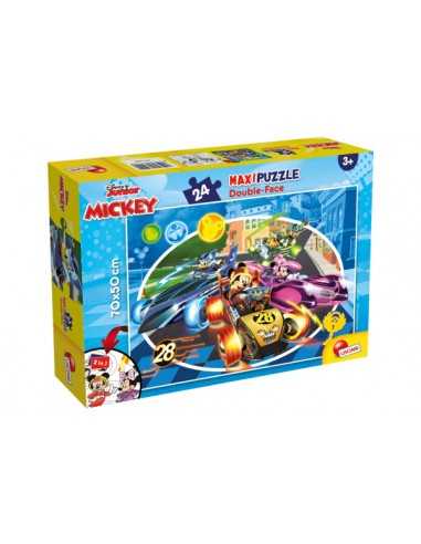 Puzzle Maxifloor 24 pezzi Mickey double-face - LIS74099 | Futurartb2b Ingrosso Giocattoli