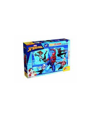 Puzzle Maxifloor 108 pezzi Spider-man double-face - LIS99764 | Futurartb2b Ingrosso Giocattoli