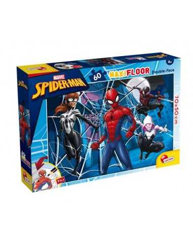 Puzzle Maxifloor 60 pezzi Spider-man double-face - LIS99757 | Futurartb2b Ingrosso Giocattoli