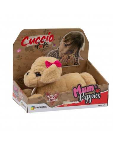 peluche cagnolino con cuccioli mum e puppies - GIOGGI210150 | Futurartb2b Ingrosso Giocattoli