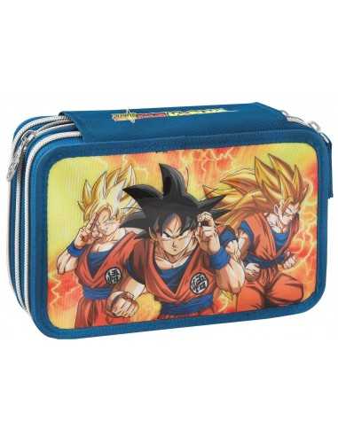 ASTUCCIO CORREDO 3 ZIP DRAGON BALL - PAN69662 | Futurartb2b Ingrosso Giocattoli