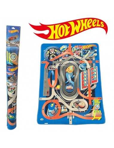 Hot Wheels Tappetone con veicolo - 120 x 90 cm - ODS42025 | Futurartb2b Ingrosso Giocattoli