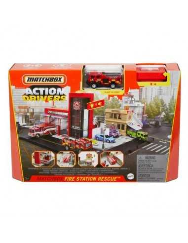 Matchbox fire station rescue con veicolo - TOYHBD76 | Futurartb2b Ingrosso Giocattoli