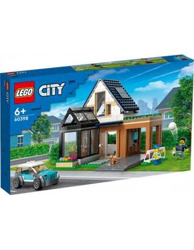 Lego City 60398 Villetta familiare e auto elettrica - LEG6440288 | Futurartb2b Ingrosso Giocattoli