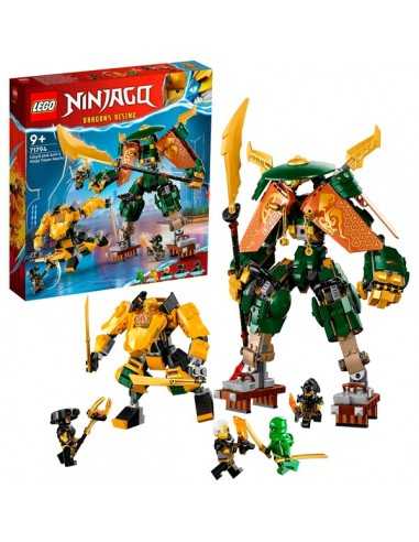 Lego Ninjago 71794 Team Mech Ninja di Lloyd e Arin - LEG6425936 | Futurartb2b Ingrosso Giocattoli