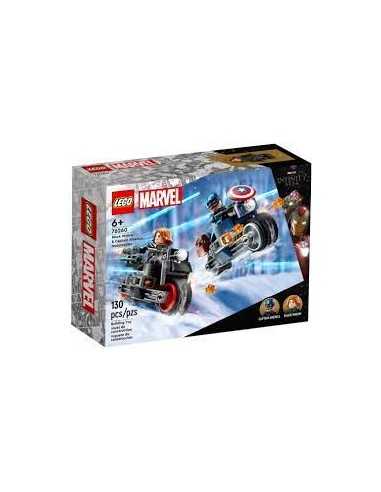 Lego Marvel 76260 Motociclette di Black Widow e Captain America - LEG6427749 | Futurartb2b Ingrosso Giocattoli