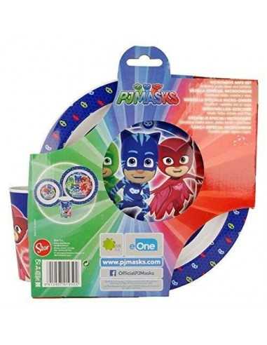 SET PAPPA DA 3 PZ DELUXE IN SCATOLA PJ MASK - DIM01950 | Futurartb2b Ingrosso Giocattoli