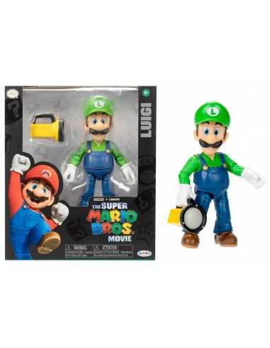 SUPERMARIO THE MOVIE - LUIGI 13CM - JAK41717 | Futurartb2b Ingrosso Giocattoli