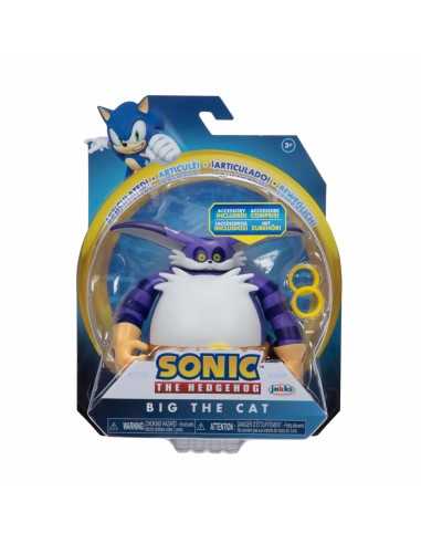 Sonic - Big personaggi con rings 10 centimetri - JAK41677-3 | Futurartb2b Ingrosso Giocattoli