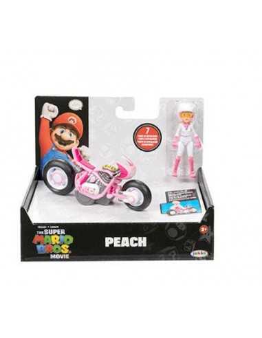 Super mario Movie - Peach con veicolo - JAK41721-1 | Futurartb2b Ingrosso Giocattoli