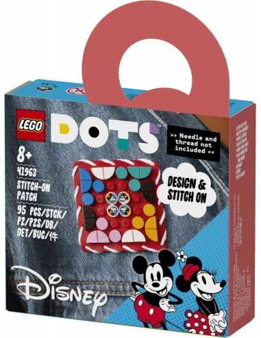 Lego Dots 41963 - Patch stitch-on Topolino e Minnie - LEG6379028 | Futurartb2b Ingrosso Giocattoli