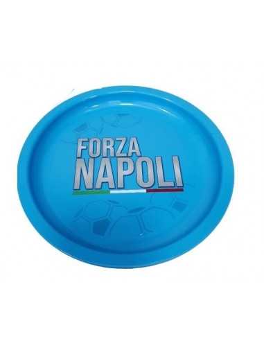 Piatto piano forza napoli celeste in plastica - ROIFN2 | Futurartb2b Ingrosso Giocattoli