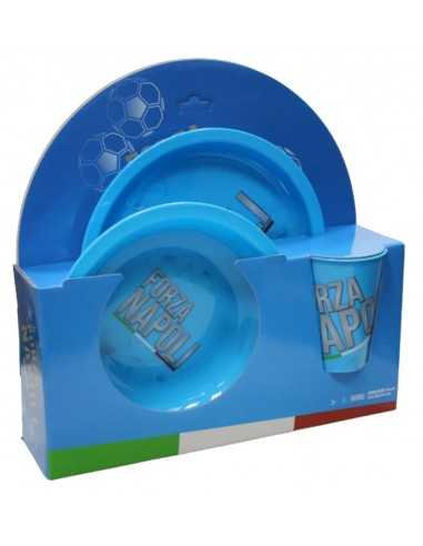 Forza Napoli Set pappa 3 pezzi - ROIFN1 | Futurartb2b Ingrosso Giocattoli