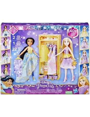 DISNEY PRINCESS GUARDAROBA ALL'ULTIMA MODA CON JASMINE E RAPUNZEL - TOYF5066 | Futurartb2b Ingrosso Giocattoli