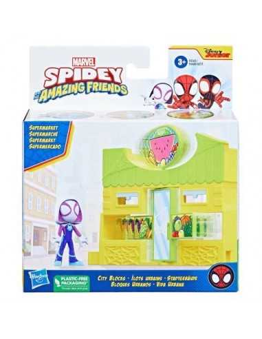 Spidey Supermercato Playset city blocks - HASF6688/F8361 | Futurartb2b Ingrosso Giocattoli