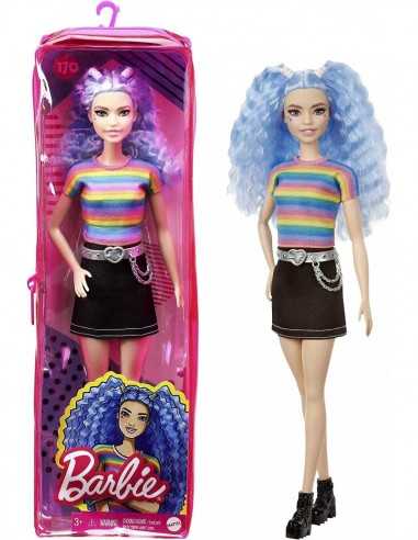 Barbie Fashionistas con maglia multicolore 170 - TOYFBR37/GRB61 | Futurartb2b Ingrosso Giocattoli