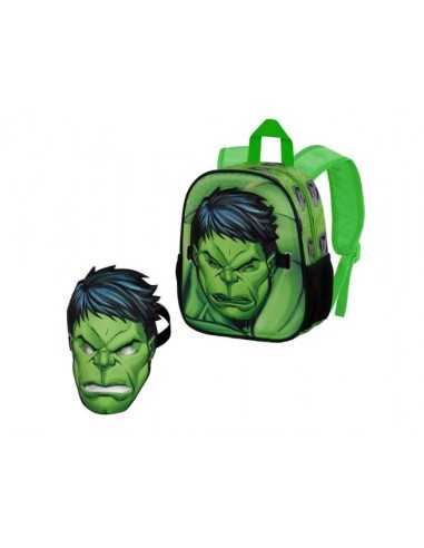 Hulk Zaino asilo 3D con maschera - KAR05636 | Futurartb2b Ingrosso Giocattoli