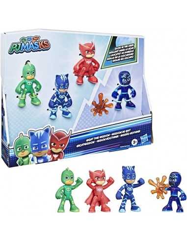 Pj masks set 4 personaggi missione notturna - FICF2647/F2836 | Futurartb2b Ingrosso Giocattoli