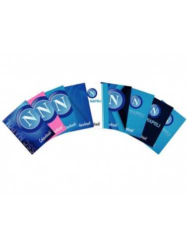 Quadernone rigo Q SSC Napoli 12 pezzi - LAGSSCN23004 | Futurartb2b Ingrosso Giocattoli