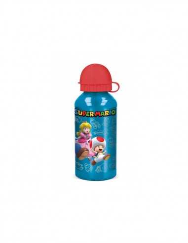 Super Mario Borraccia in alluminio blu 500ml - DIM75239 | Futurartb2b Ingrosso Giocattoli