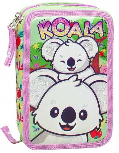 Astuccio 3 zip dinosauro Koala - 4M43630 | Futurartb2b Ingrosso Giocattoli