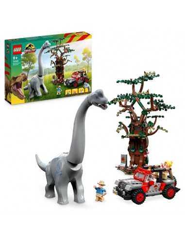 Lego Jurassic World 76960 La scoperta del Brachiosauro - LEG6427972 | Futurartb2b Ingrosso Giocattoli