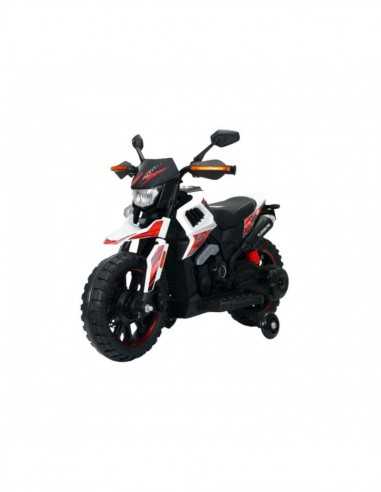 Moto mega bianca 12V - OLT35888 | Futurartb2b Ingrosso Giocattoli