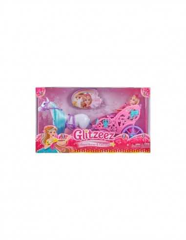 Glitzeez - Carrozza con cavallo e principessa - TOY111001 | Futurartb2b Ingrosso Giocattoli