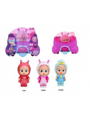 Cry Babies Stars Mini bambole con veicolo hannah - IMC916135 | Futurartb2b Ingrosso Giocattoli