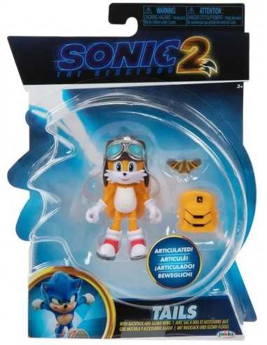 Sonic 2 The Hedgehog - Personaggio Tails con zaino - OLT41498 | Futurartb2b Ingrosso Giocattoli