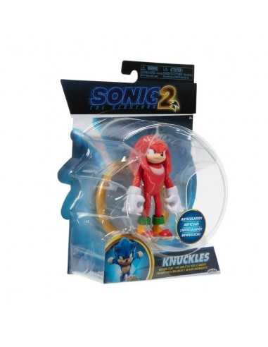 Sonic Personaggio knuckles con ring stand 10 centimetri - OLT41496 | Futurartb2b Ingrosso Giocattoli