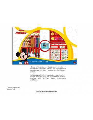 Topolino VALIGETTA COLORI 52pz - MCMIC0826 | Futurartb2b Ingrosso Giocattoli