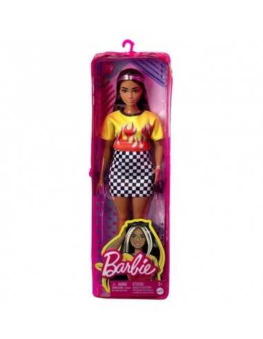 Barbie - fashionistas 179 con maglia giallo-rosso fiamme - TOYFBR37/HBV13 | Futurartb2b Ingrosso Giocattoli