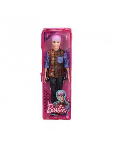 Barbie - Ken fashionistas 154 bambola Ken con camicia a quadretti - TOYDWK44/GYB05 | Futurartb2b Ingrosso Giocattoli