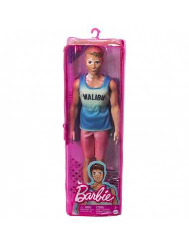 Barbie - Ken fashionistas 192 bambola Ken con maglia blu Malibu - TOYDWK44/HBV26 | Futurartb2b Ingrosso Giocattoli