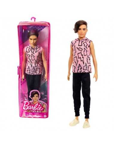 Barbie - Ken fashionistas 193 bambola Ken con maglia rosa - TOYDWK44/HBV27 | Futurartb2b Ingrosso Giocattoli