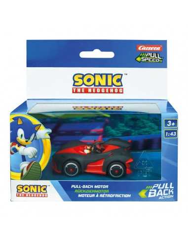 Figurina Sonic con veicolo shadow pull speed rossa - CAR17362 | Futurartb2b Ingrosso Giocattoli