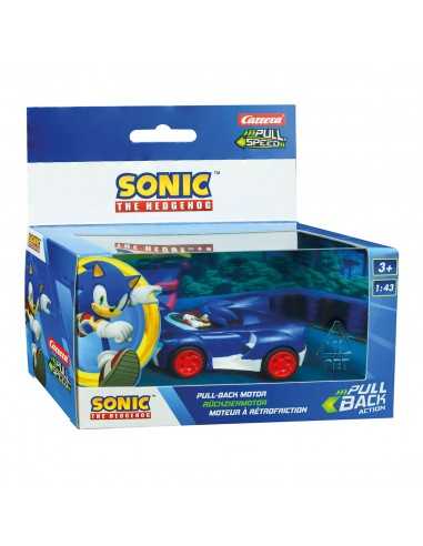 Sonic veicolo blu pull speed - CAR17359 | Futurartb2b Ingrosso Giocattoli