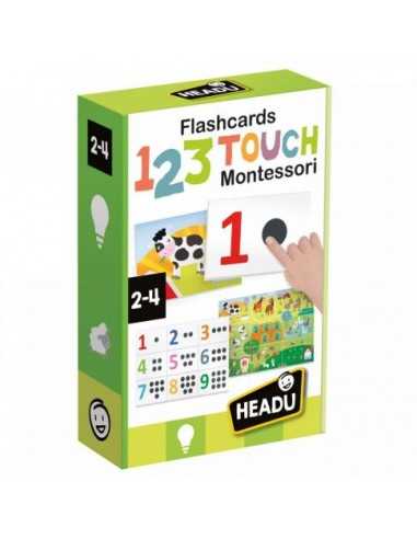 Flashcards 123 Touch Montessori - HEAMU54891 | Futurartb2b Ingrosso Giocattoli